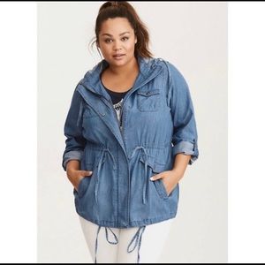 Torrid Denim Anorak Jacket